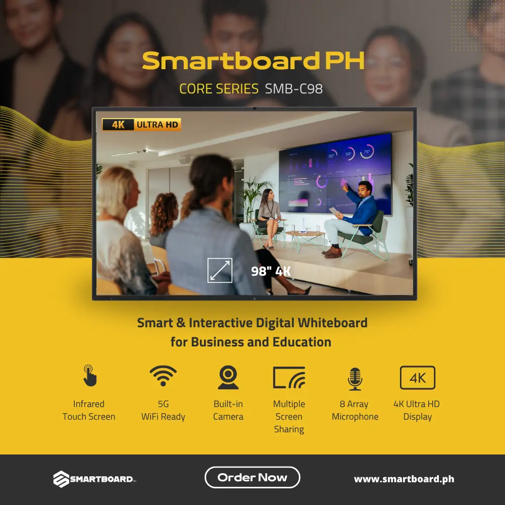 Smartboard 98 Interactive Whiteboard